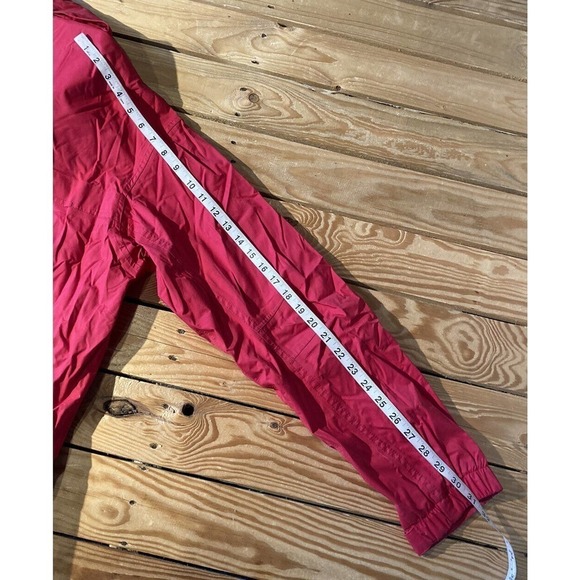 Aigle Hooded Jacket Size XL Women’s Red Full Zip - Picture 8 of 9